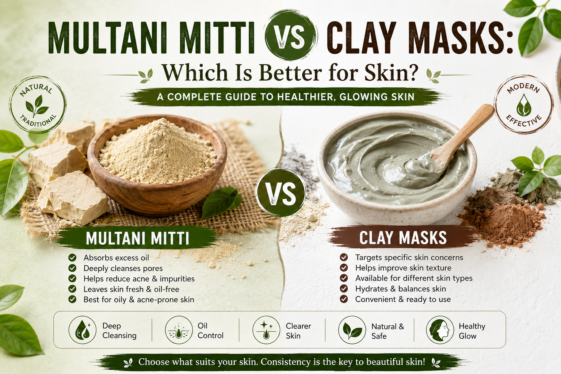 Multani Mitti vs Clay Masks
